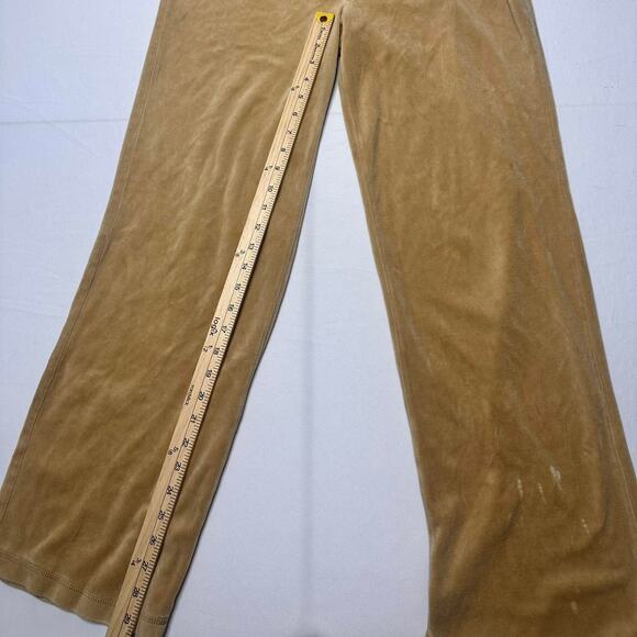Dessert Tangerine Vintage Size Small Velour Full Length Flared Light Sweats - Picture 4 of 5